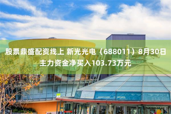 股票鼎盛配资线上 新光光电（688011）8月30日主力资金净买入103.73万元