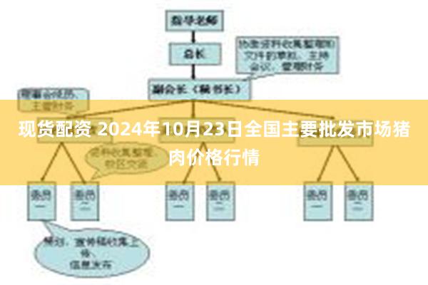 现货配资 2024年10月23日全国主要批发市场猪肉价格行情