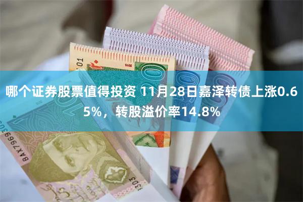 哪个证券股票值得投资 11月28日嘉泽转债上涨0.65%，转股溢价率14.8%