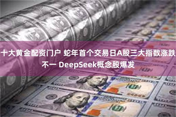 十大黄金配资门户 蛇年首个交易日A股三大指数涨跌不一 DeepSeek概念股爆发